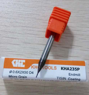 德國(guó)KHC進(jìn)口微小徑深溝鎢鋼銑刀可以輕松加工無(wú)氧銅