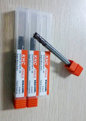 北京客戶一直使用德國KHC加長圓鼻鎢鋼銑刀加工不銹鋼材料