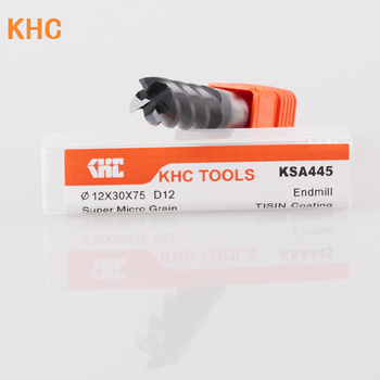 德國KHC四刃平底銑刀，高品質(zhì)涂層銑刀，客戶使用再次購買！