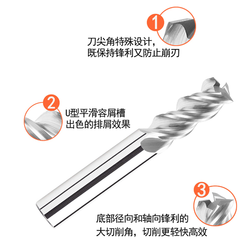 加工鋁合金材料用哪個品牌的鎢鋼銑刀好？